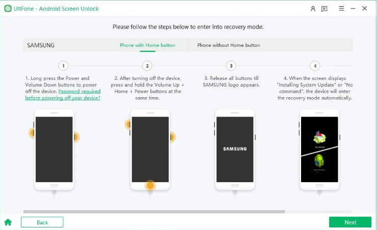 Suivez les étapes pour déverrouiller Oppo sans mot de passe