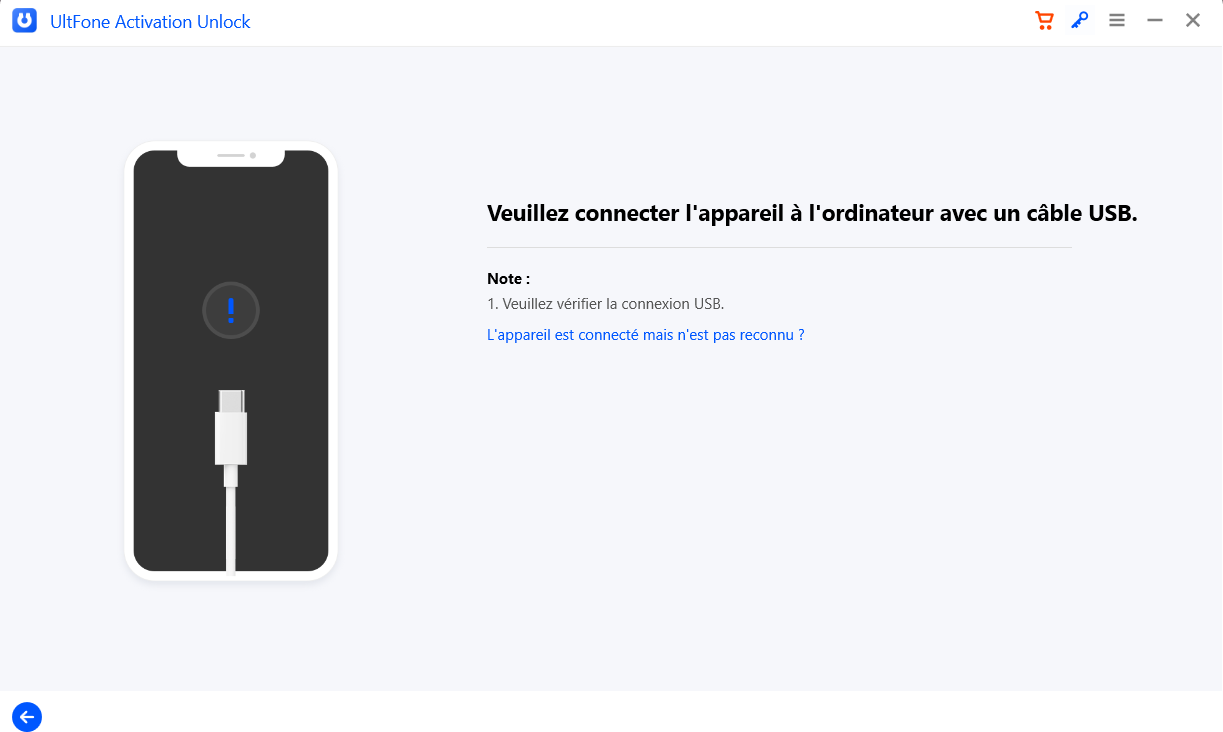Connectez iPhone bloqué par ancien propriétaire à l’ordinateur