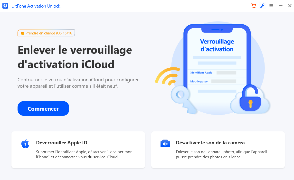 Téléchargez gratuitement UltFone Activation Unlock