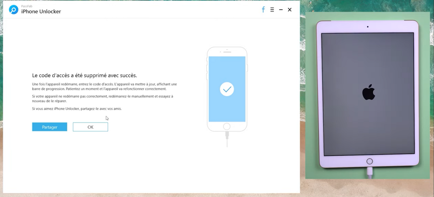 Finalisez la configuration et débloquez votre iPad 