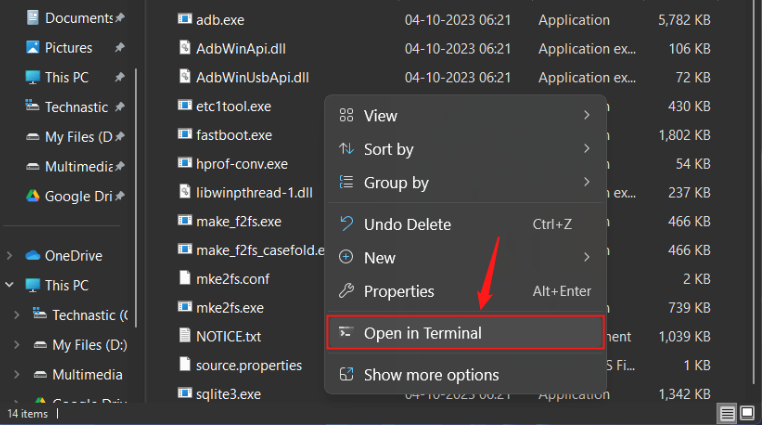 Ouvrir une fenêtre PowerShell