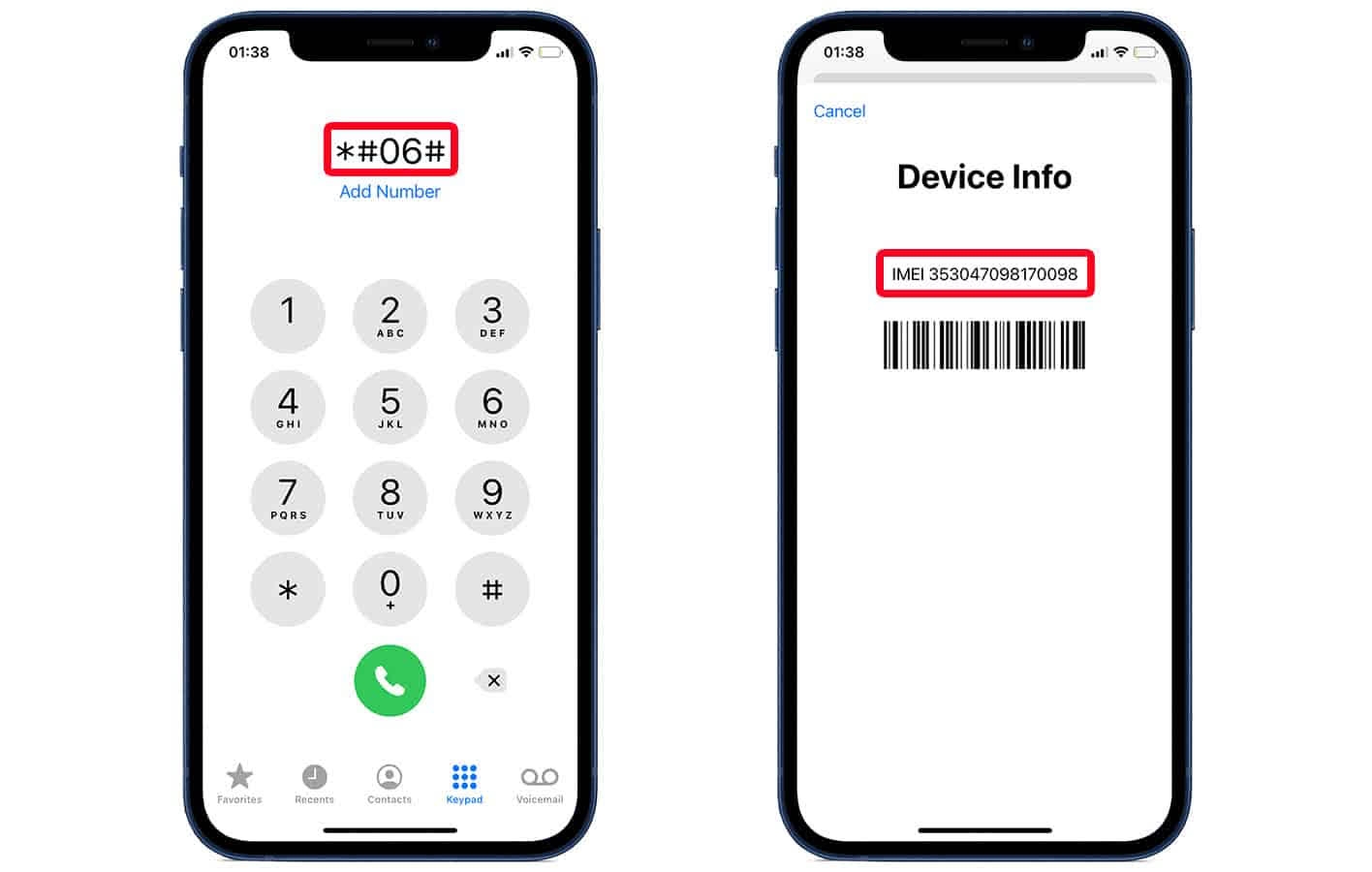 verification imei