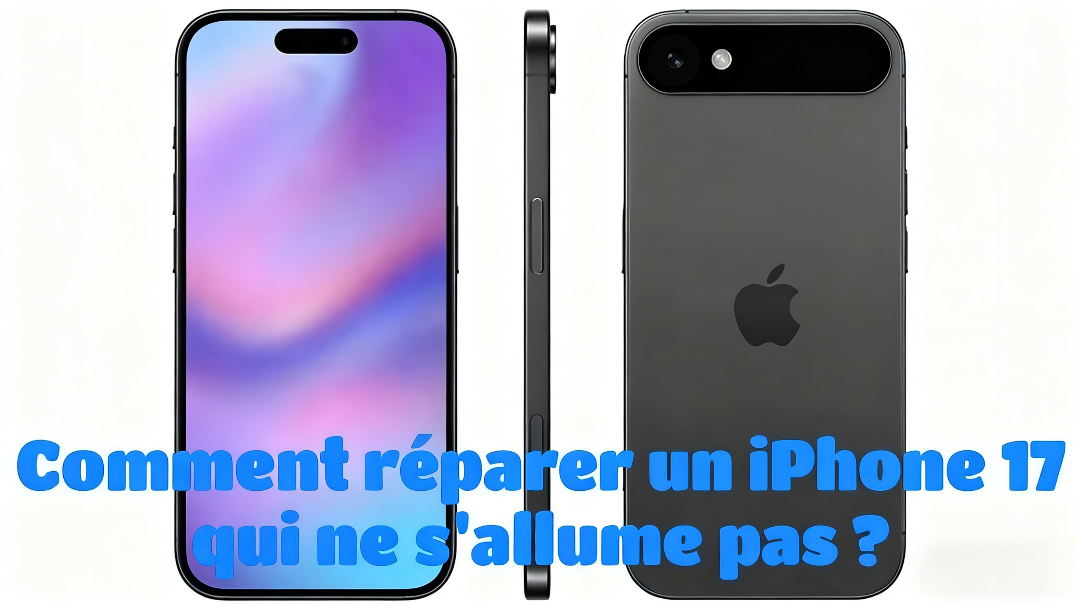 iphone 17 ne s'allume pas